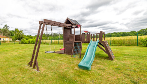 Landes, Carp fishing France, Children's Play Area