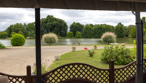 Landes, Carp fishing France, View from Additional Accommodation