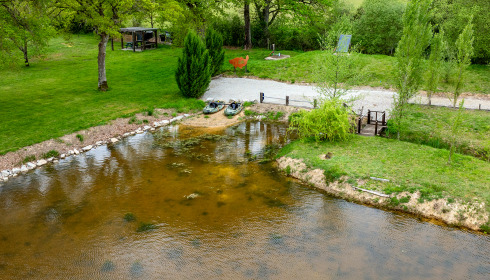 Maniere, Carp fishing in France with accommodation, The Natural Swimming / Activity Lake