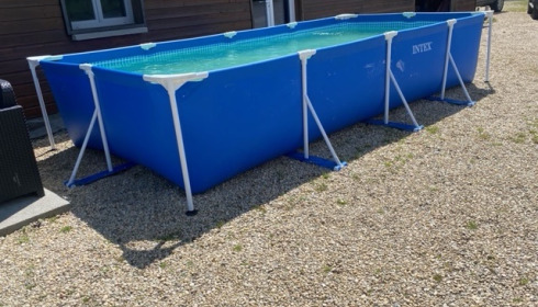 Mystique, Carp Fishing France with Accommodation, Above ground pool