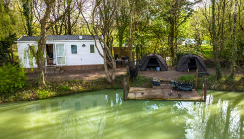 Eau De Vie North, Exclusive Carp Fishing Holiday in France, Lakeside Chalet