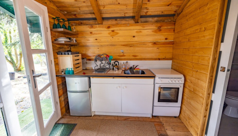 Villefond, Carp fishing in France, Angler's facilities - kitchen