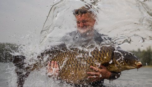 A 73 lb 12 oz carp from Fullys Lake, Jul 2026