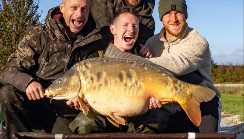 A carp from Fullys Lake, Oct 2025