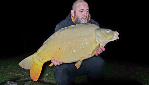 A carp from Fullys Lake, Feb 2026