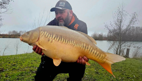 A carp from Fullys Lake, Feb 2026