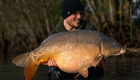 A 44 lb carp from Fullys Lake, Dec 2025