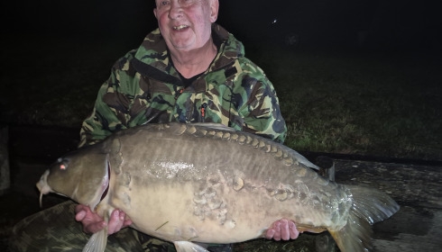 A 48 lb 3 oz carp from Fullys Lake, Mirror, May 2026