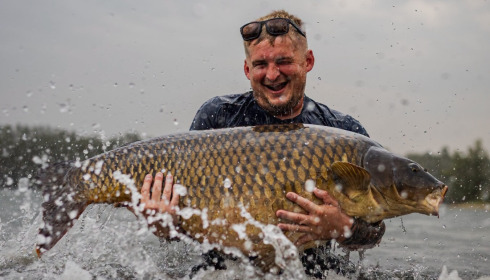 A 73 lb 12 oz carp from Fullys Lake, Jul 2026
