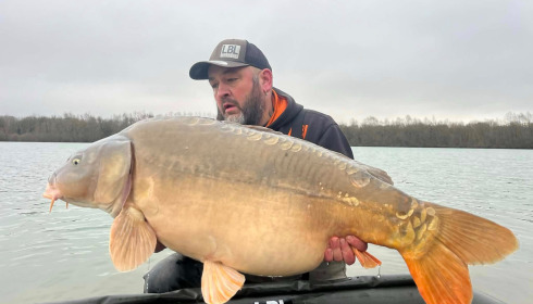 A carp from Fullys Lake, Feb 2026