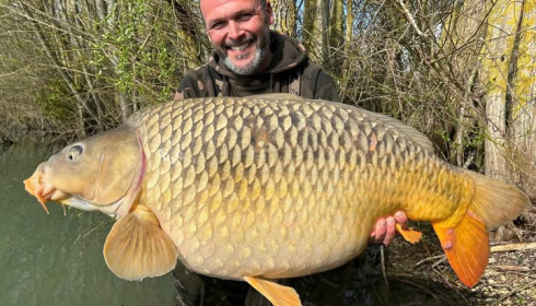 A 50 lb carp from Fullys Lake, Apr 2026