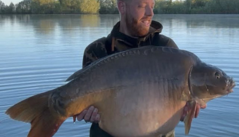 A 55 lb carp from Fullys Lake, Jun 2026