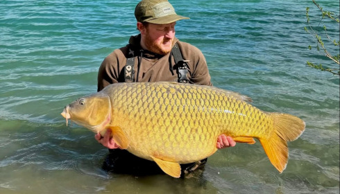 A 56 lb 6 oz carp from Fullys Lake, Apr 2026