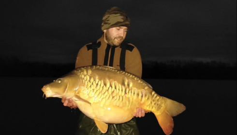 A carp from Fullys Lake, Feb 2026