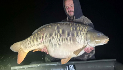 A 57 lb 15 oz carp from Fullys Lake, Apr 2026