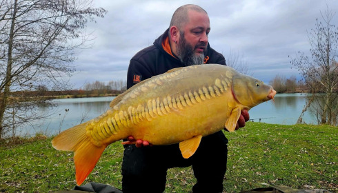 A carp from Fullys Lake, Feb 2026
