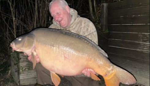 A 52 lb carp from Sky Lake, Dec 2025