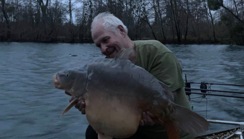 A carp from Sky Lake, Dec 2025