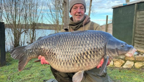 A carp from Sky Lake, Feb 2026