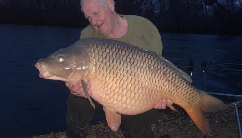 A carp from Sky Lake, Dec 2025