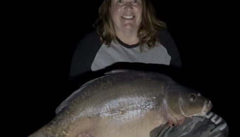 A 36 lb carp from Sky Lake, Mirror, Oct 2026