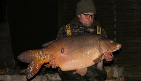 A carp from Sky Lake, Dec 2025