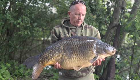A 30 lb carp from Sky Lake, Beautiful common, Jun 2026
