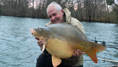 A carp from Sky Lake, Dec 2025