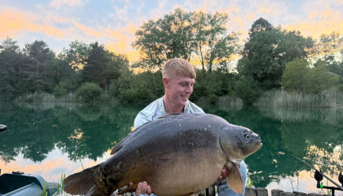 A carp from Golden Carp Lake, May 2026