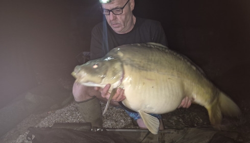 A 55 lb 6 oz carp from Golden Carp Lake, Mar 2026