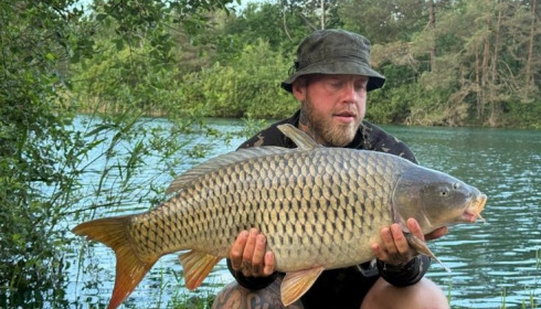 A 22 lb carp from Golden Carp Lake, Connor, May 2026
