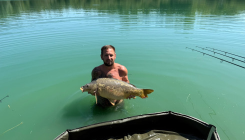 A 25 lb carp from Golden Carp Lake, Carp, Jul 2026