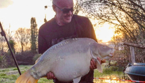 A carp from Golden Carp Lake, Mar 2026