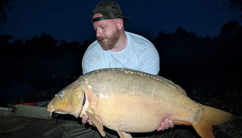 A 32 lb carp from Golden Carp Lake, Carp, Jul 2026
