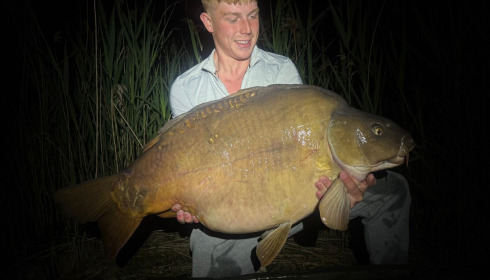 A 46 lb 8 oz carp from Golden Carp Lake, Jimmy's PB, May 2026