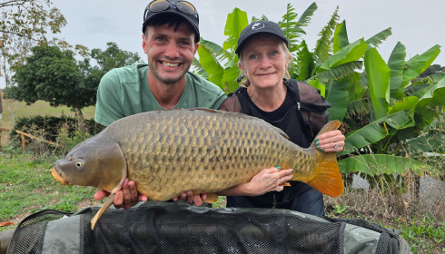 A carp from Heart Lake, Oct 2026