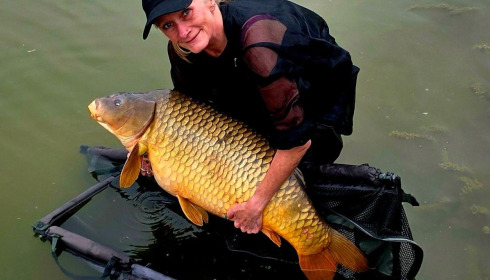 A carp from Heart Lake, Oct 2026