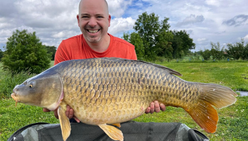 A carp from Heart Lake, Jul 2025