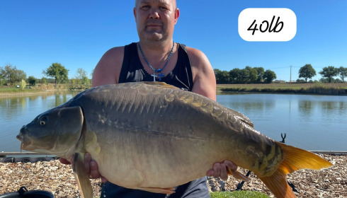A 40 lb carp from Heart Lake, Sep 2026