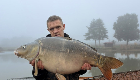 A carp from Heart Lake, Oct 2026