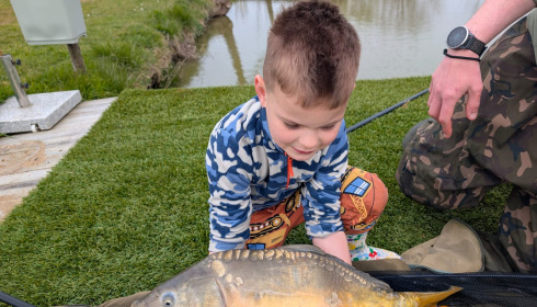 A carp from Heart Lake, Pb for Rex, Mar 2026