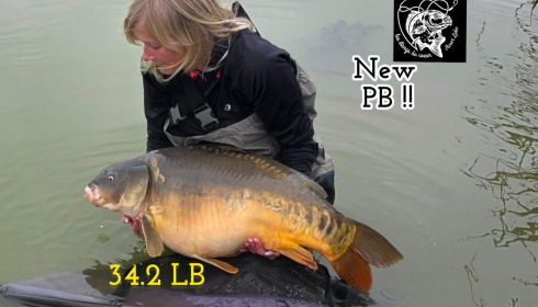 A carp from Heart Lake, Oct 2025