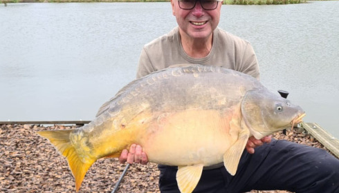 A carp from Heart Lake, Jan 2025