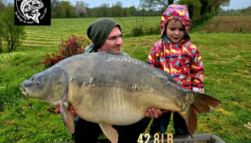 A carp from Heart Lake, May 2026