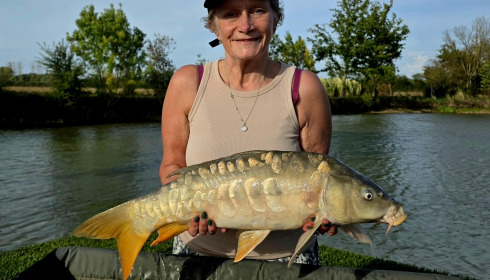 A 16 lb carp from Heart Lake, Smaller but perfectly formed, Sep 2026