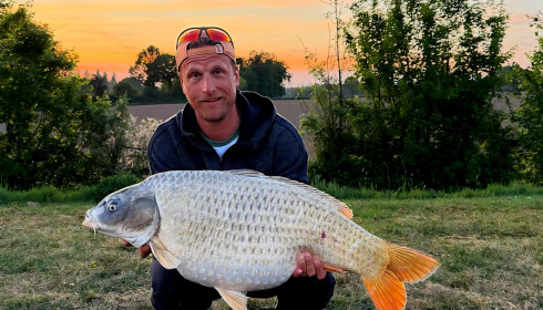 A carp from Heart Lake, May 2026