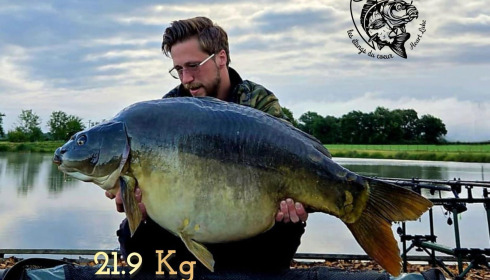 A 48 lb carp from Heart Lake, Jun 2026
