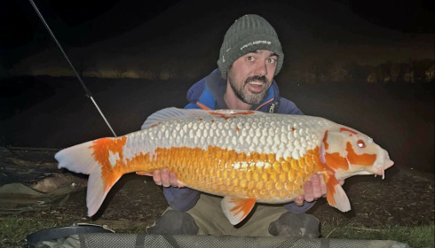 A carp from Heart Lake, Jan 2025
