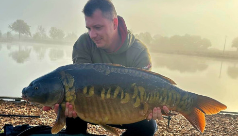 A carp from Heart Lake, May 2026