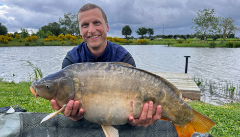 A carp from Heart Lake, Jul 2025